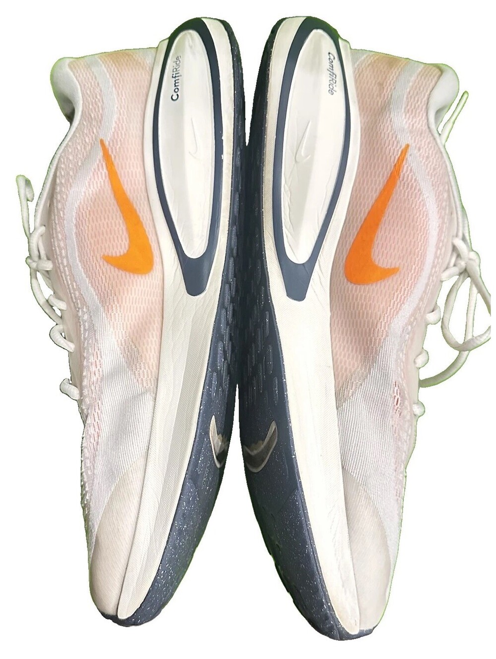 Nike Journey Run ComfiRide Men’s Running Shoes Size 14 White Orange FN0228-100